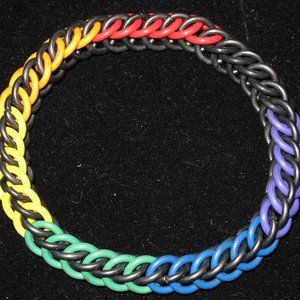 CHAINMAIL STRETCH BRACELET - HALF PERSIAN WEAVE